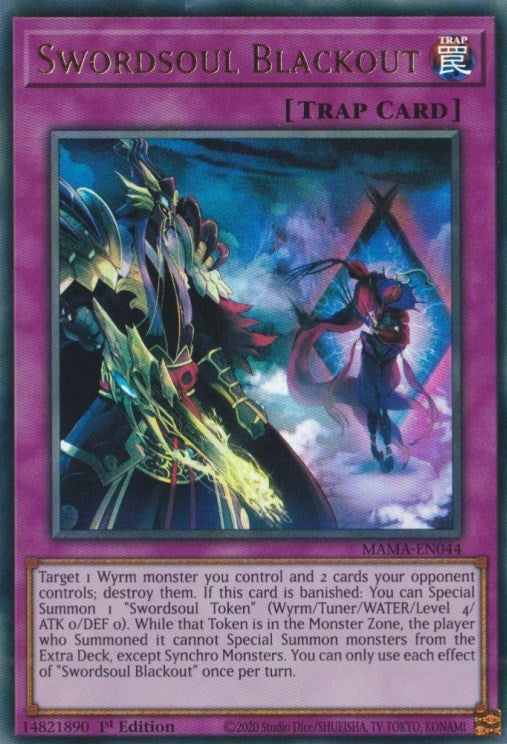Swordsoul Blackout (MAMA-EN044)  Ultra Rare