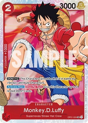 (OP01-024) Monkey.D.Luffy - Super Rare