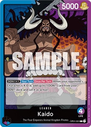 (OP01-061) Kaido - Leader