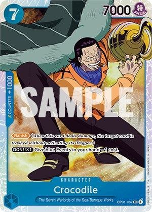 (OP01-067) Crocodile - Super Rare