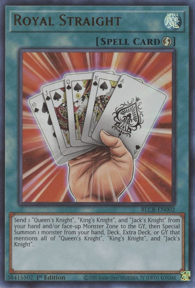 Royal Straight (BLCR-EN002)  Ultra Rare