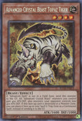 Advanced Crystal Beast Topaz Tiger (BLCR-EN013)  Secret Rare