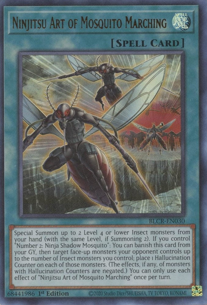Ninjitsu Art of Mosquito Marching (BLCR-EN030)  Ultra Rare