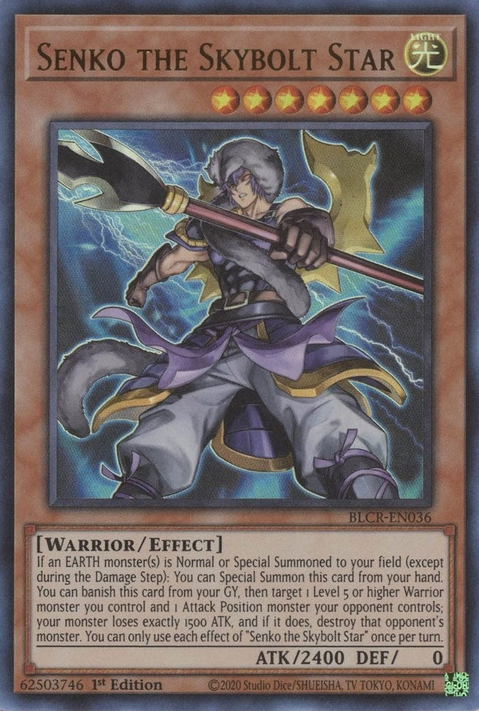 Senko the Skybolt Star (BLCR-EN036)  Ultra Rare