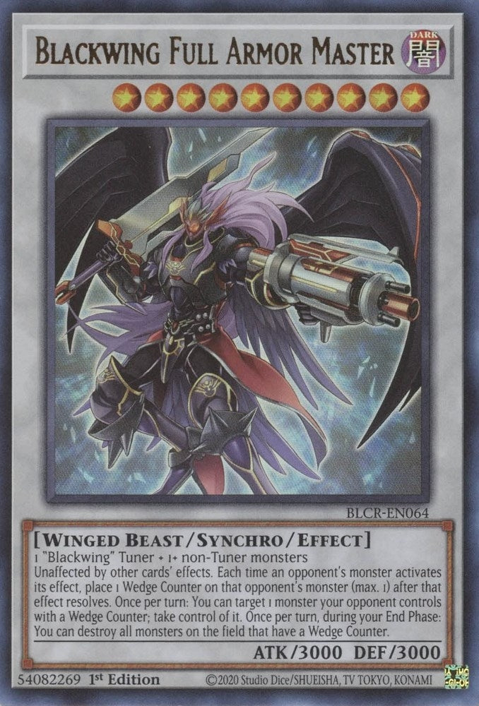 Blackwing Full Armor Master (BLCR-EN064)  Ultra Rare