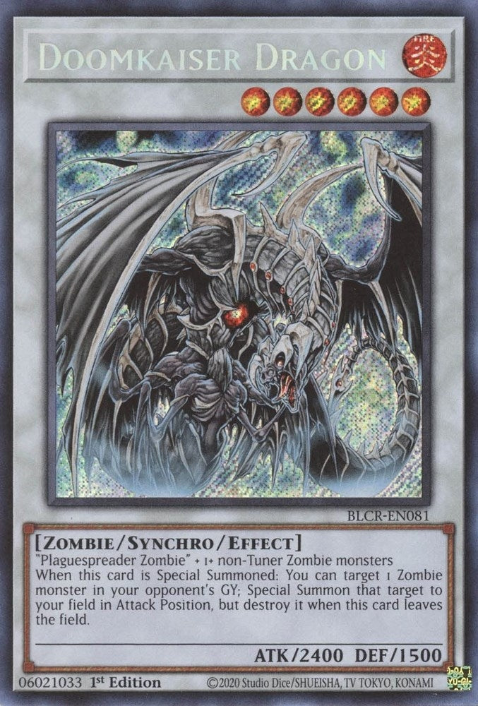 Doomkaiser Dragon (BLCR-EN081)  Secret Rare