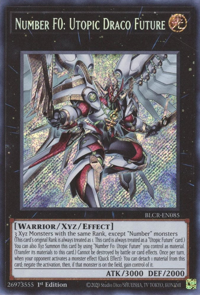 Number F0: Utopic Draco Future (BLCR-EN085)  Secret Rare