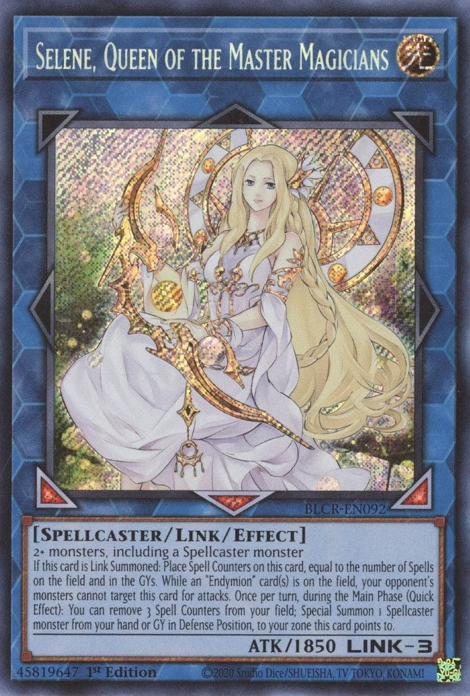 Selene, Queen of the Master Magicians (BLCR-EN092)  Secret Rare