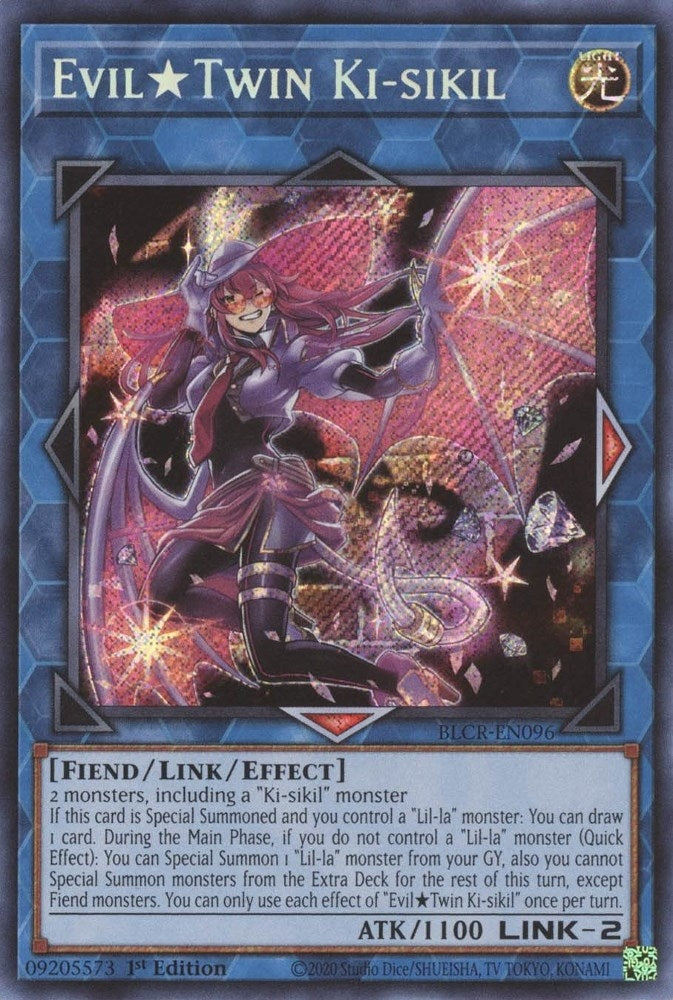 Evil Twin Ki-sikil (BLCR-EN096)  Secret Rare