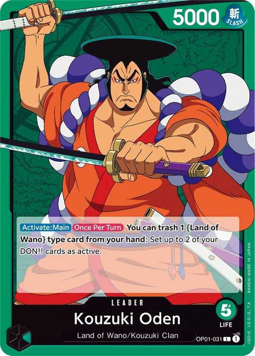 (OP01-031) Kouzuki Oden - Leader