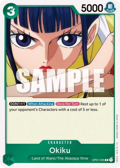 (OP01-035) Okiku - Rare