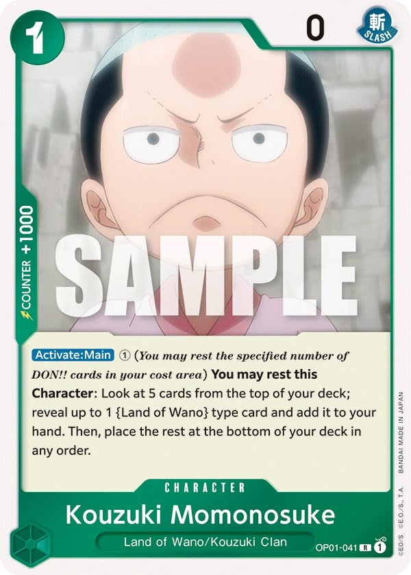 (OP01-041) Kouzuki Momonosuke - Rare