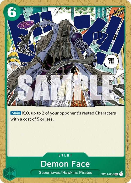 (OP01-056) Demon Face - Uncommon