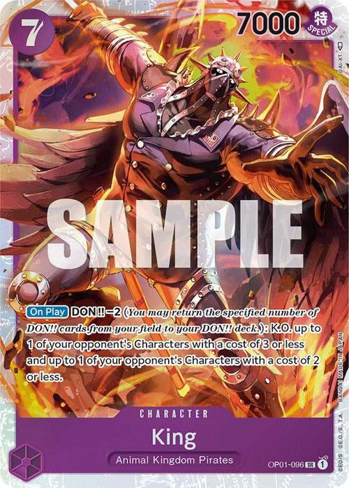 (OP01-096) King - Super Rare