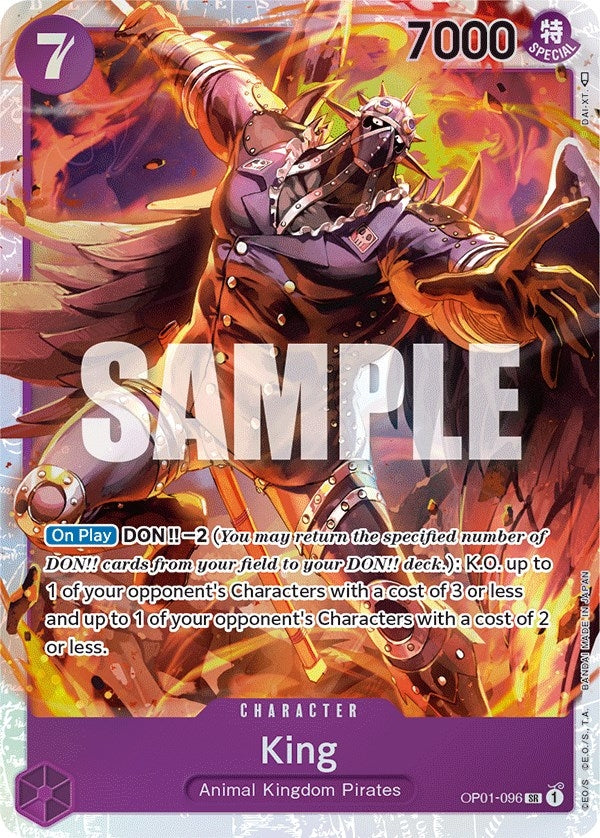 (OP01-096) King - Super Rare