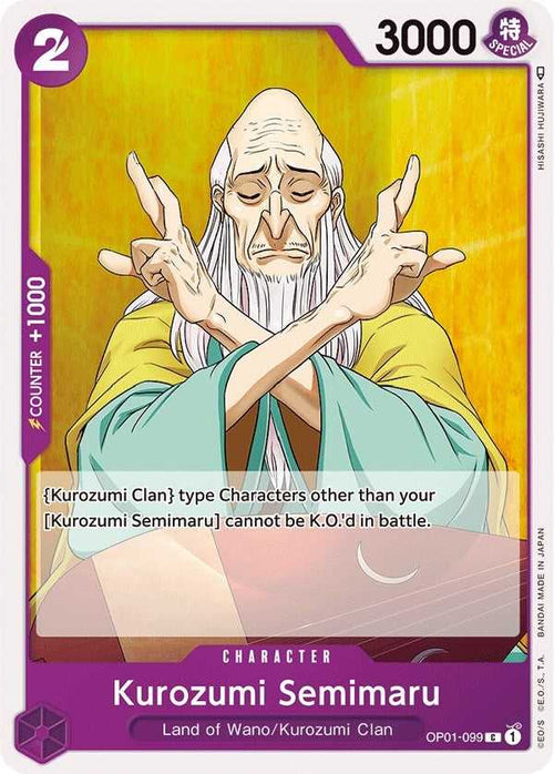 (OP01-099) Kurozumi Semimaru - Common