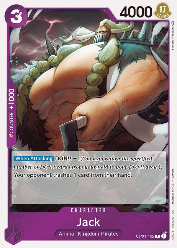 (OP01-102) Jack - Rare