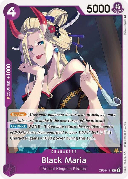 (OP01-111) Black Maria - Rare