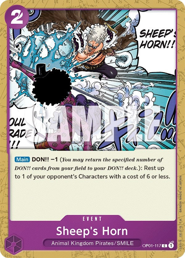 (OP01-117) Sheep's Horn - Common