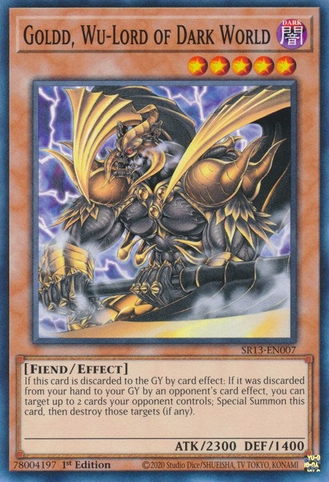 Goldd, Wu-Lord of Dark World (SR13-EN007) Common