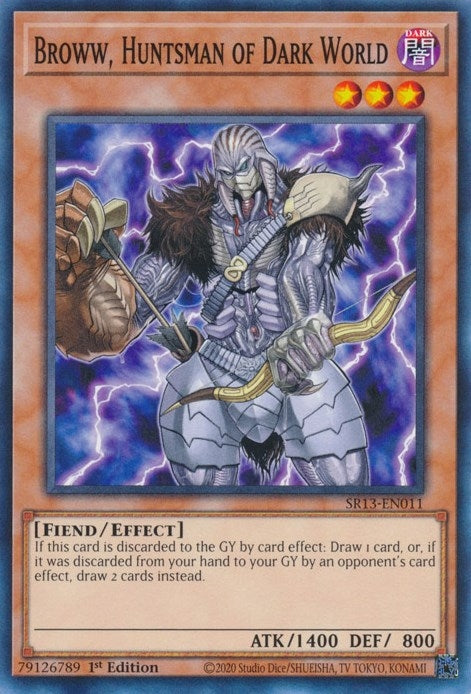 Broww, Huntsman of Dark World (SR13-EN011) Common