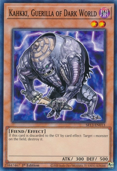 Kahkki, Guerilla of Dark World (SR13-EN013) Common