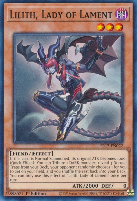 Lilith, Lady of Lament (SR13-EN022) Common