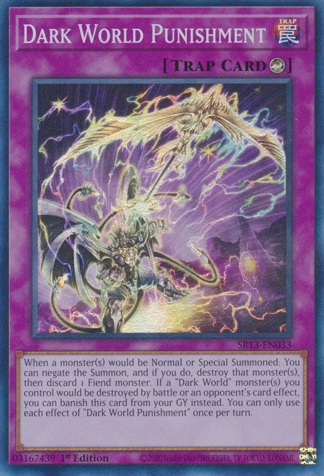 Dark World Punishment (SR13-EN033) Super Rare