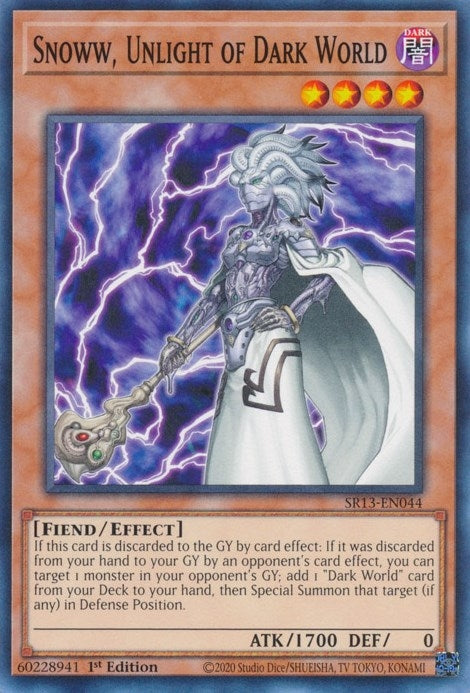 Snoww, Unlight of Dark World (SR13-EN044) Common
