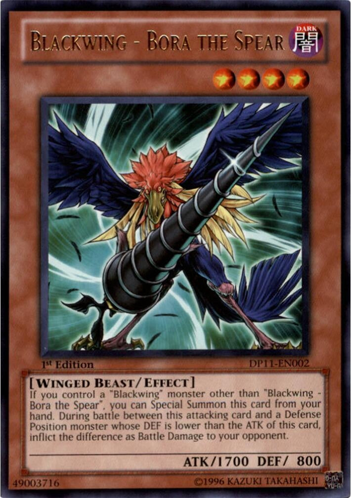 Blackwing - Bora the Spear (DP11-EN002) Rare