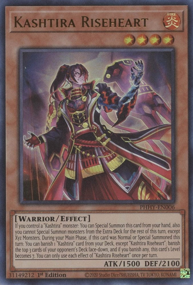 Kashtira Riseheart (PHHY-EN006)  Ultra Rare