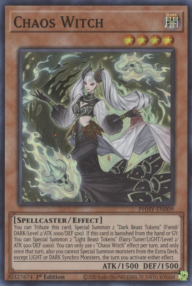 Chaos Witch (PHHY-EN009)  Super Rare