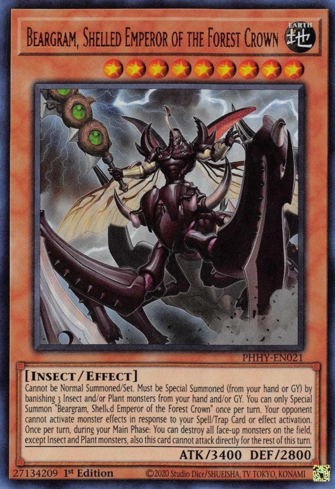 Beargram, Shelled Emperor of the Forest Crown (PHHY-EN021)  Ultra Rare
