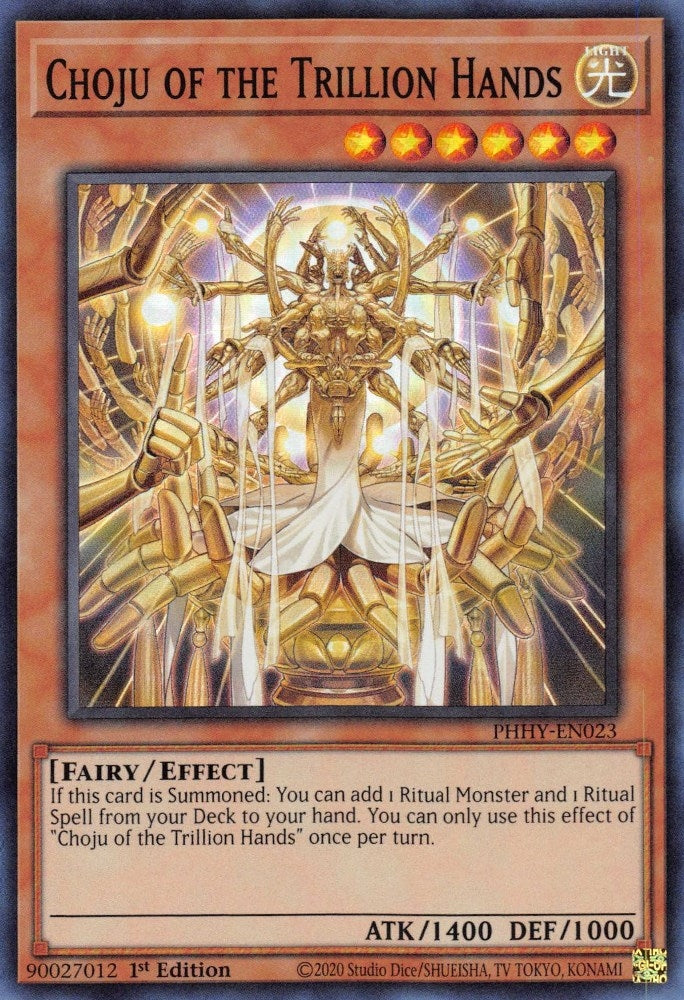 Choju of the Trillion Hands (PHHY-EN023)  Super Rare