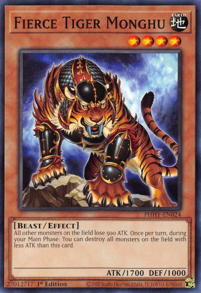 Fierce Tiger Monghu (PHHY-EN024)  Common
