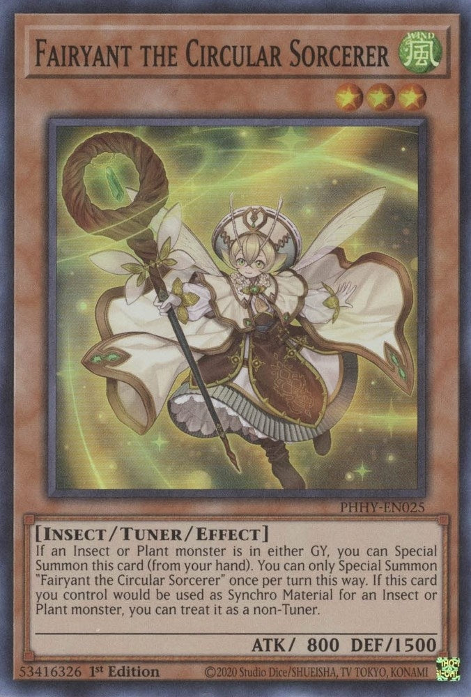 Fairyant the Circular Sorcerer (PHHY-EN025)  Super Rare