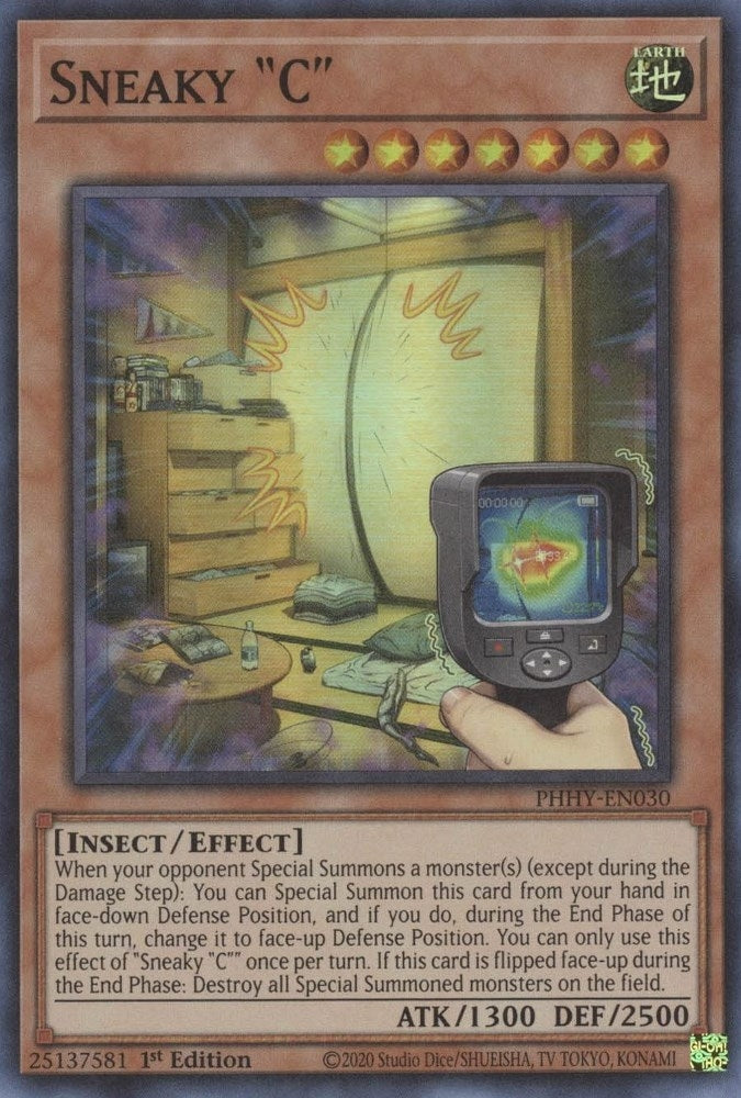 Sneaky "C" (PHHY-EN030)  Super Rare