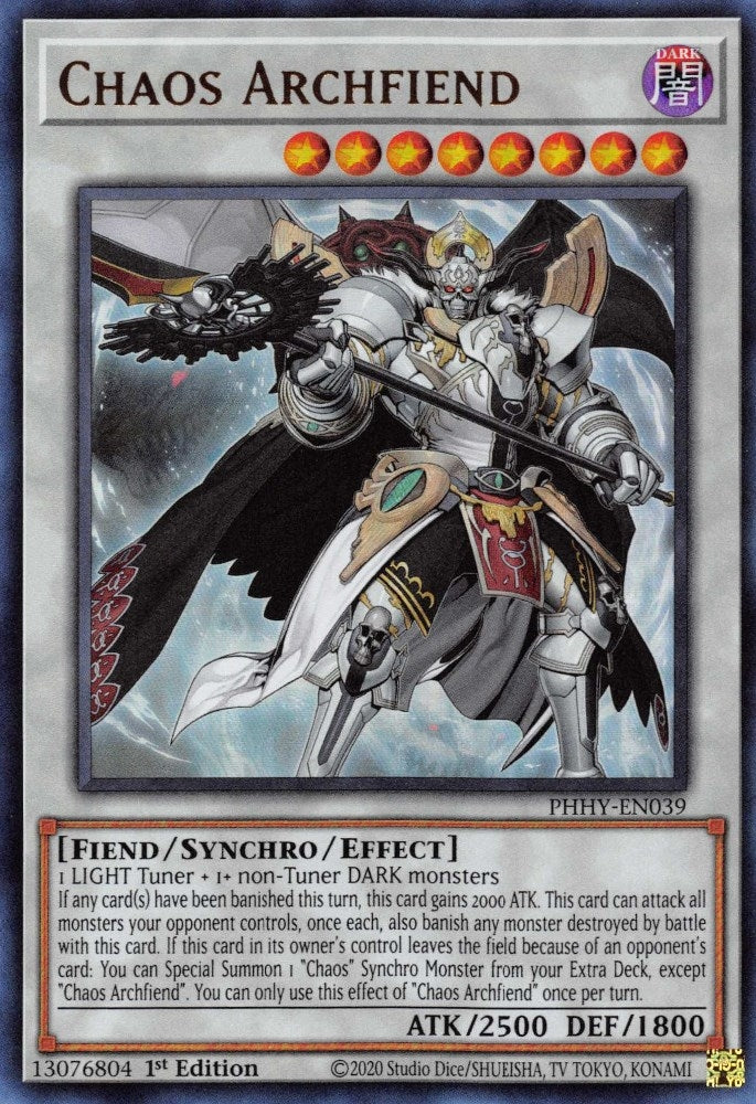 Chaos Archfiend (PHHY-EN039)  Ultra Rare