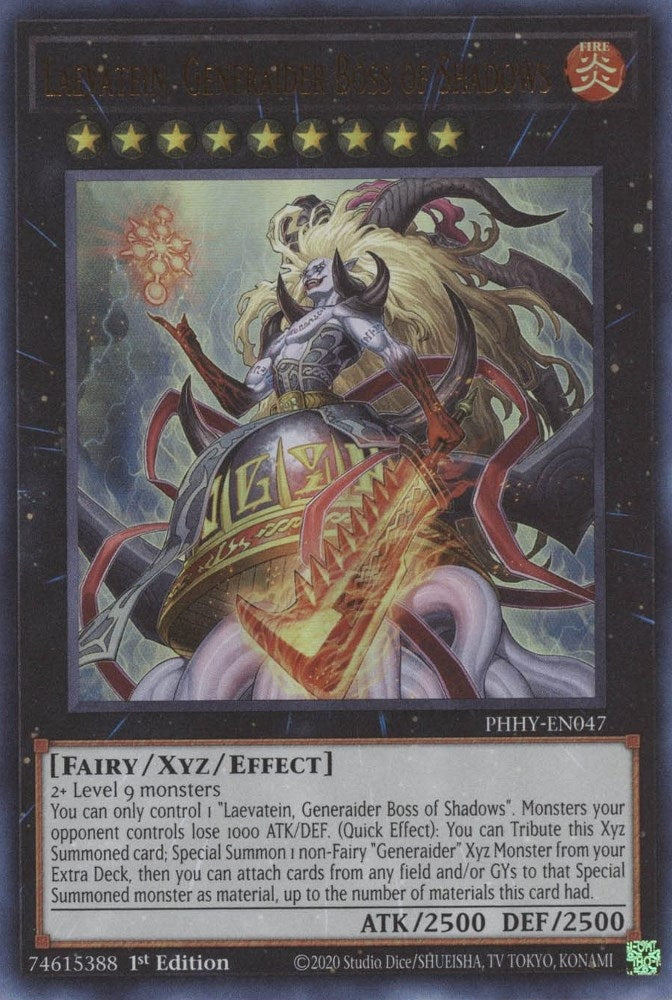 Laevatein, Generaider Boss of Shadows (PHHY-EN047)  Ultra Rare