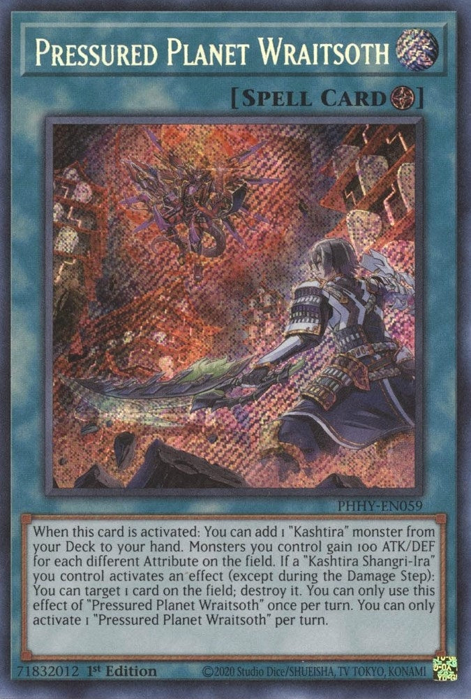 Pressured Planet Wraitsoth (PHHY-EN059)  Secret Rare
