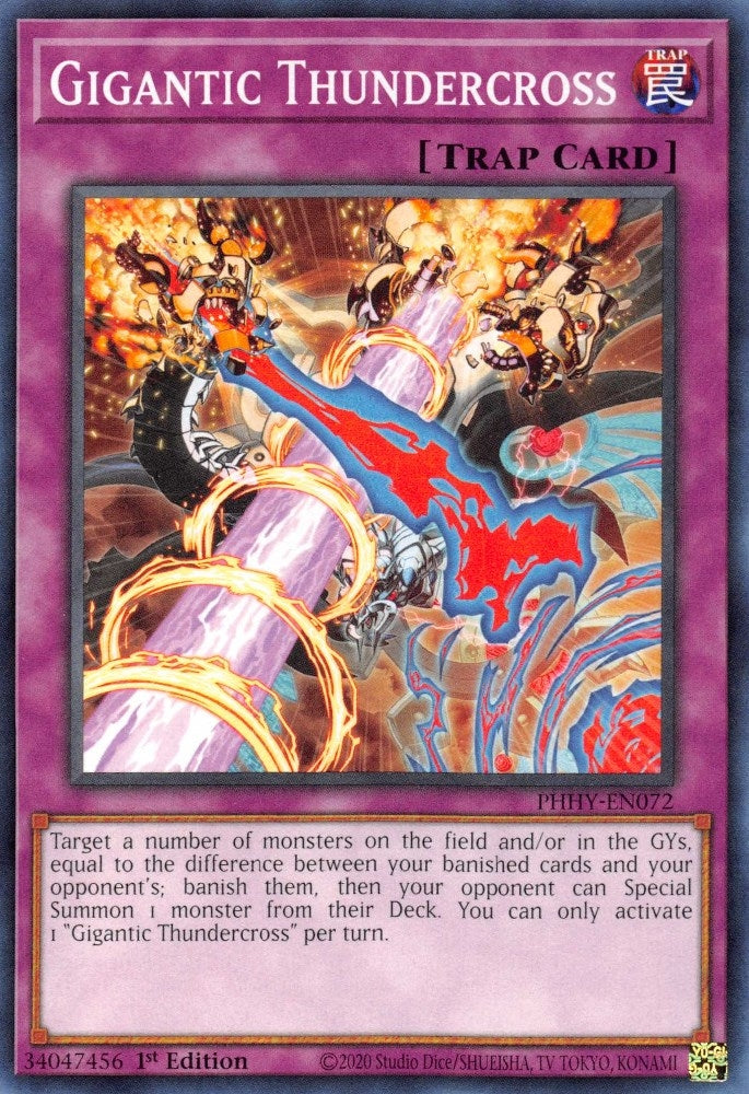 Gigantic Thundercross (PHHY-EN072)  Common