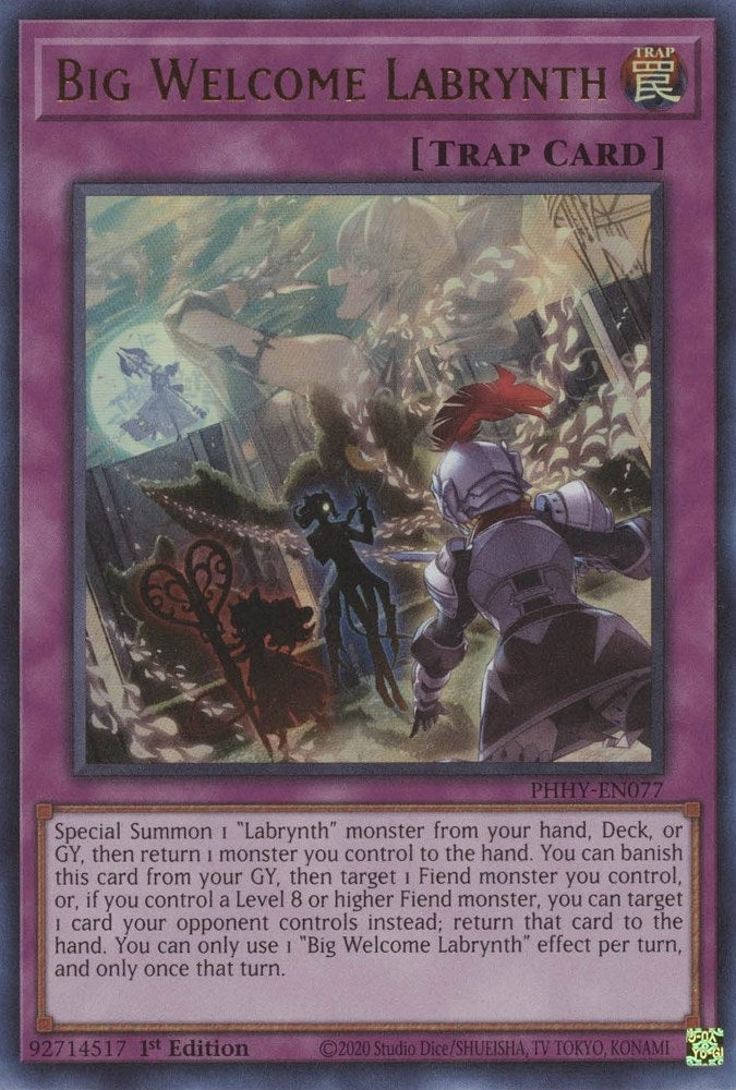 Big Welcome Labrynth (PHHY-EN077)  Ultra Rare