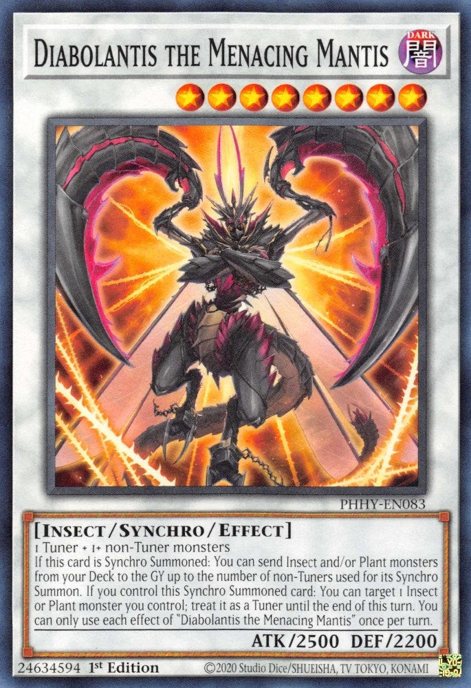 Diabolantis the Menacing Mantis (PHHY-EN083)  Common
