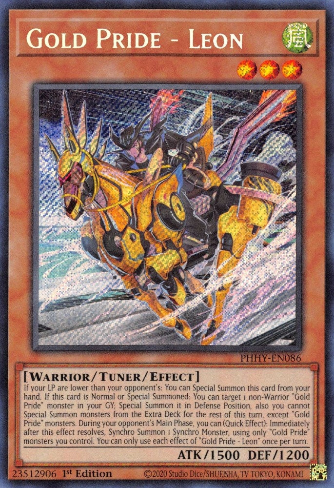 Gold Pride - Leon (PHHY-EN086)  Secret Rare