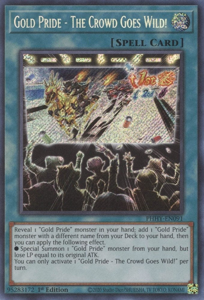 Gold Pride - The Crowd Goes Wild! (PHHY-EN091)  Secret Rare