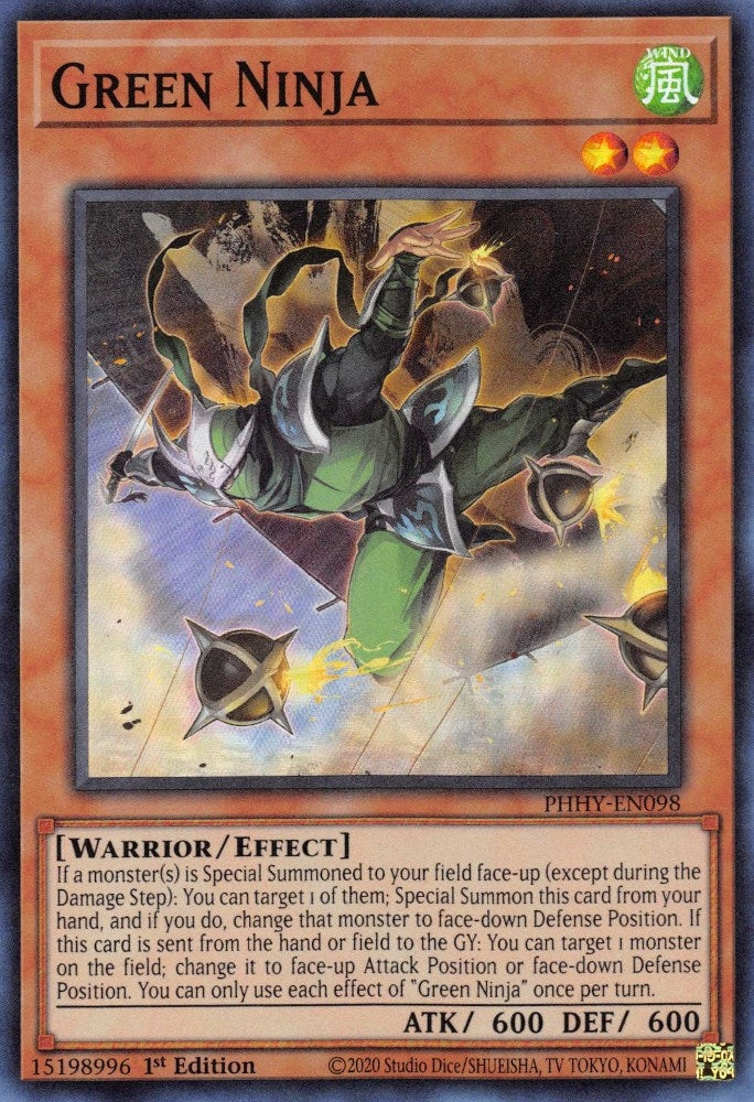 Green Ninja (PHHY-EN098)  Super Rare