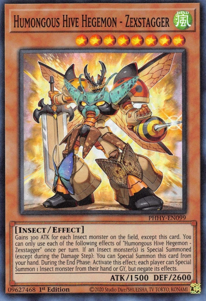 Humongous Hive Hegemon - Zexstagger (PHHY-EN099)  Super Rare