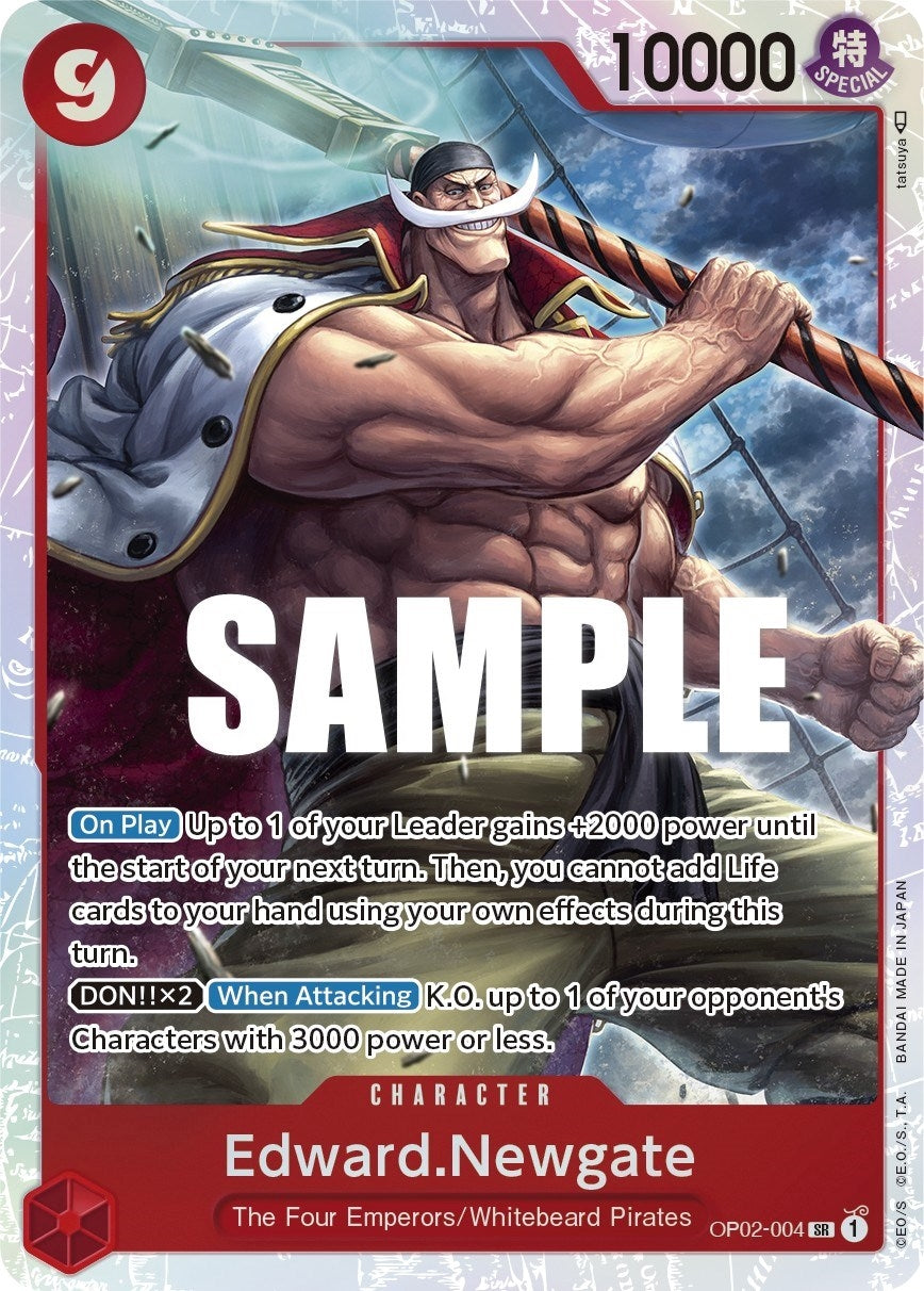 (OP02-004) Edward.Newgate - Super Rare