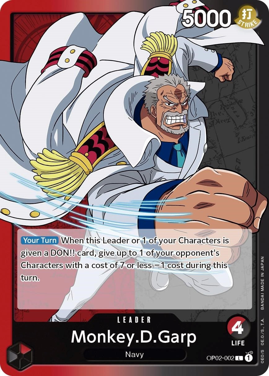 (OP02-002) Monkey.D.Garp - Leader