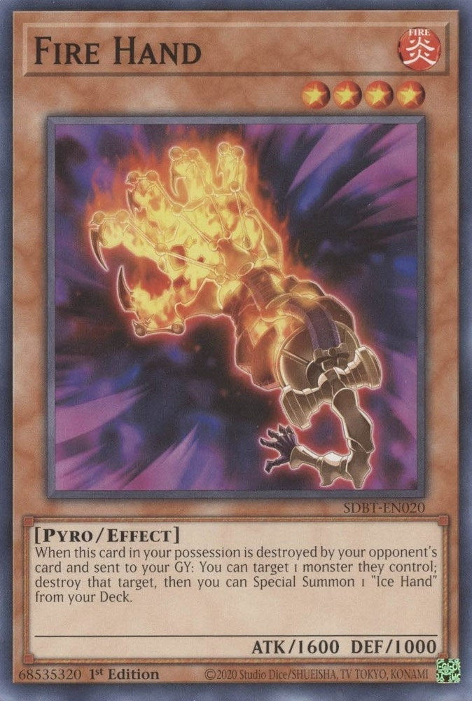 Fire Hand (SDBT-EN020) Common